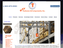 Tablet Screenshot of bayfasteners.com